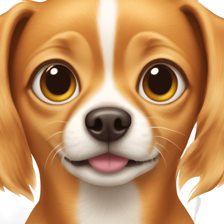 The ginger dog chihuahua emoji