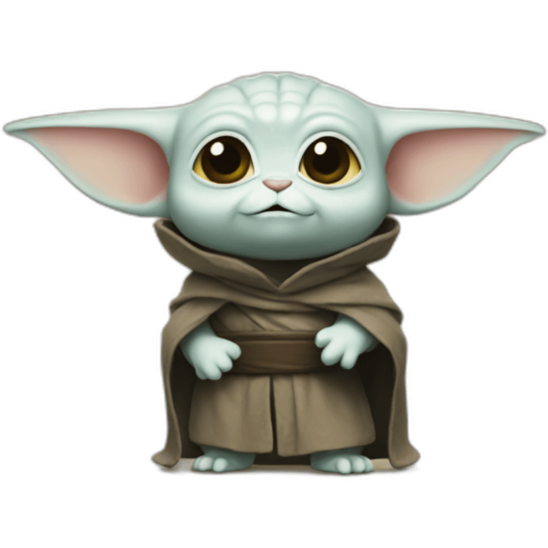 grogu using the force emoji