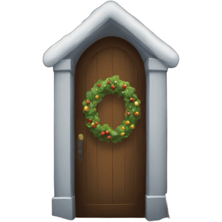 christmas door  emoji