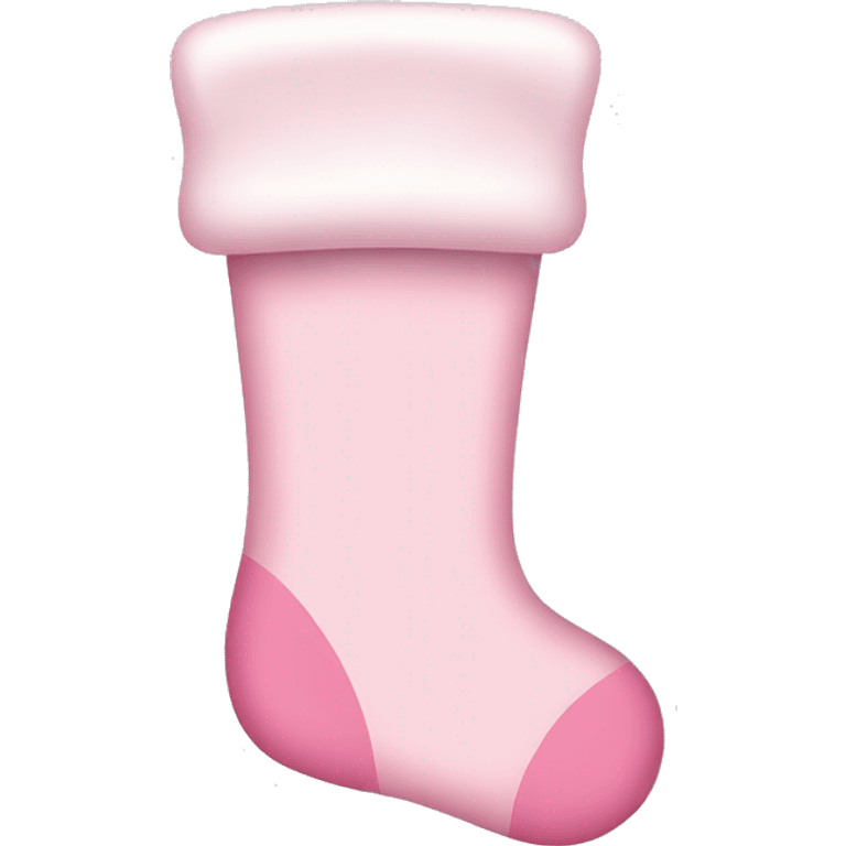  light pink Christmas stocking emoji