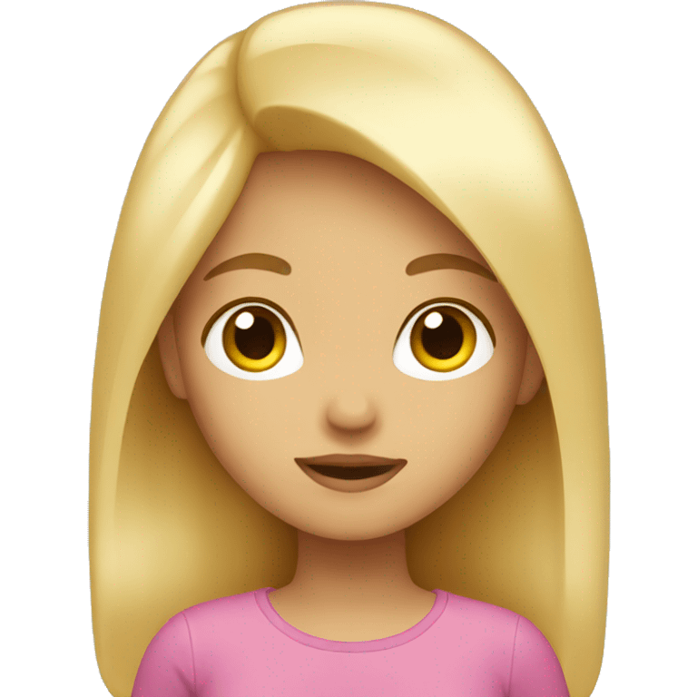 girl with blond hair emoji