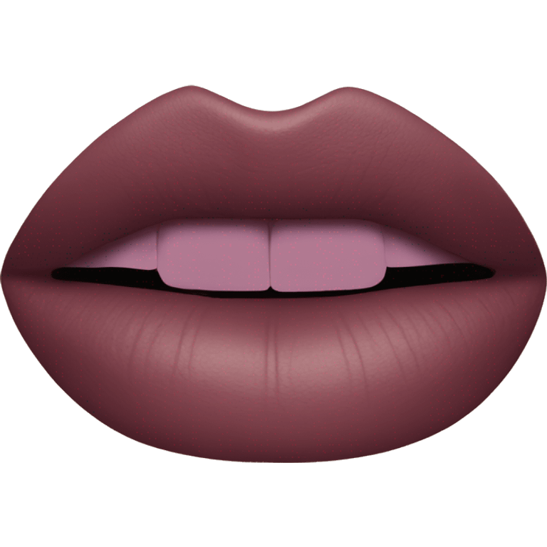 Lipstick mauve color emoji