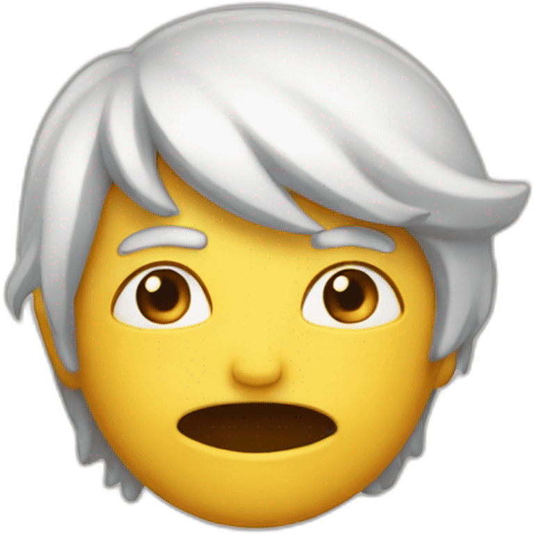 visage qui juge  emoji