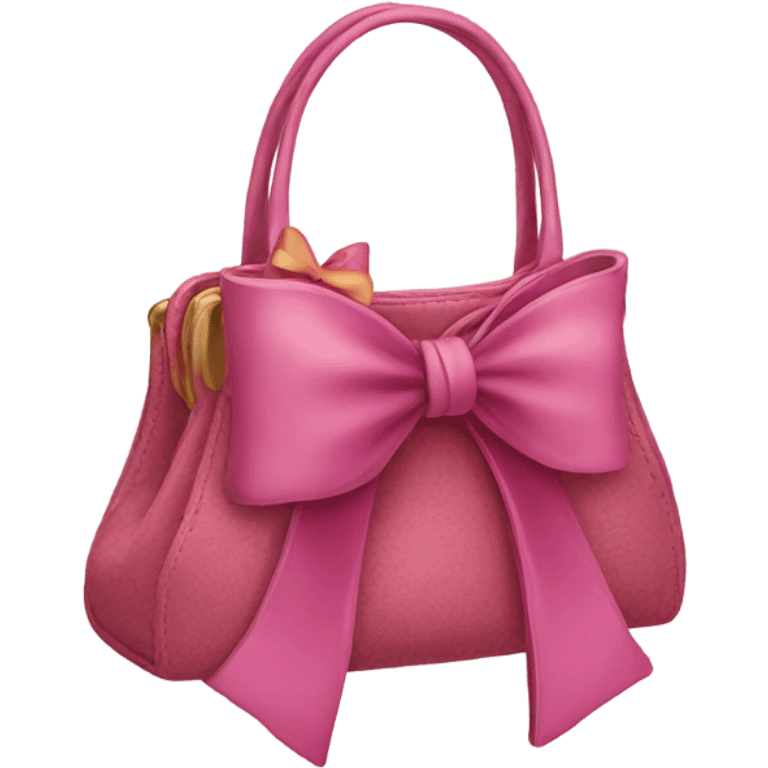 Purse with bows emoji