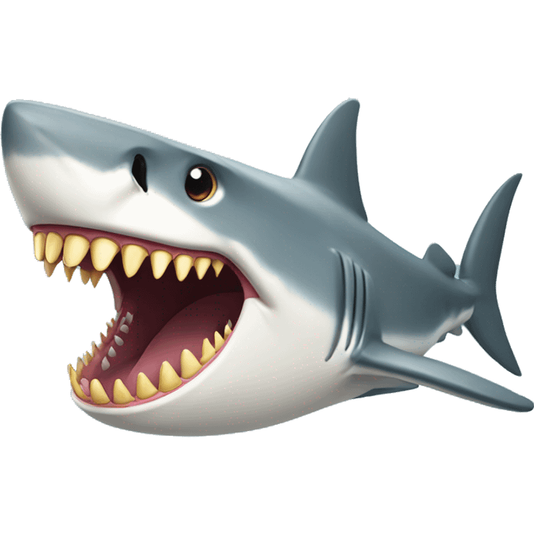 shark with golden teeth emoji