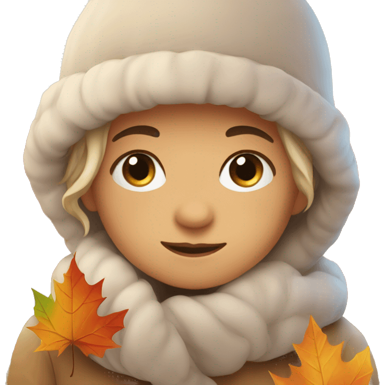 cute cozy autumn  emoji