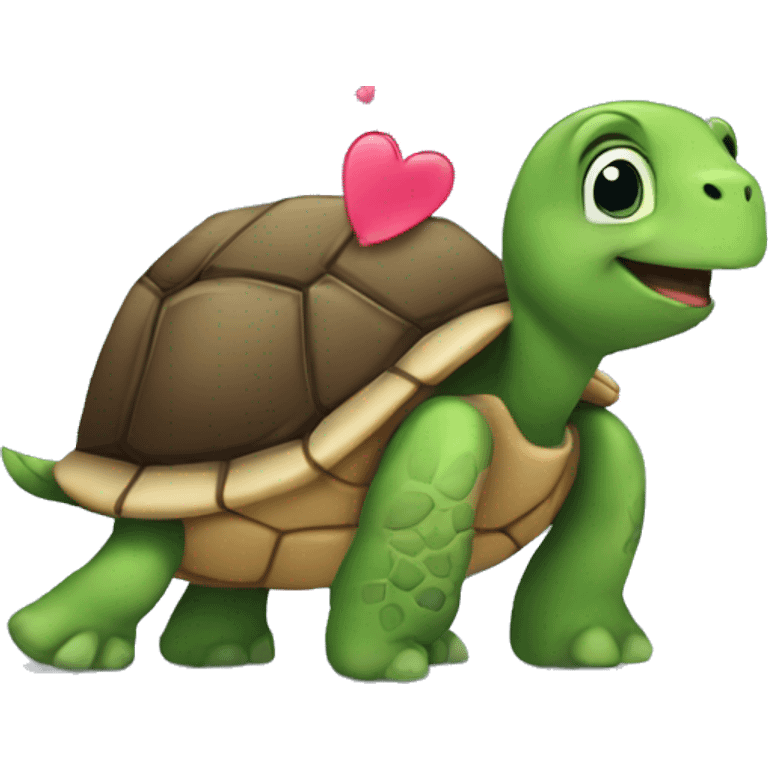 turtle with hearts  emoji