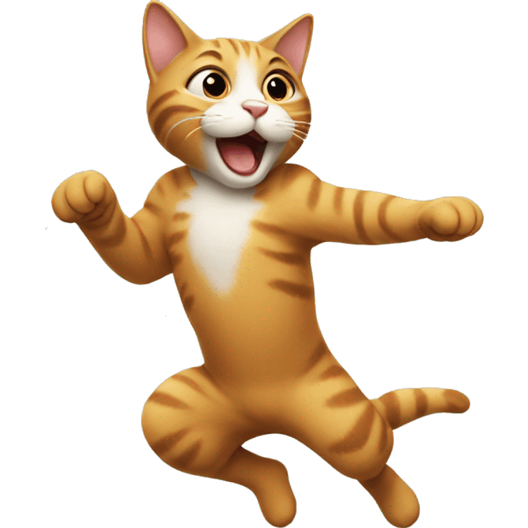 Cat jumping  emoji