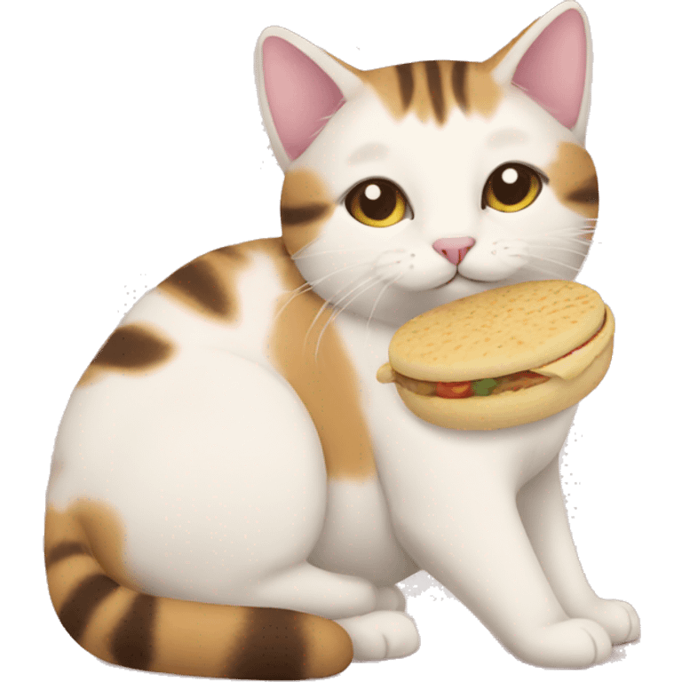 Cat + arepa emoji