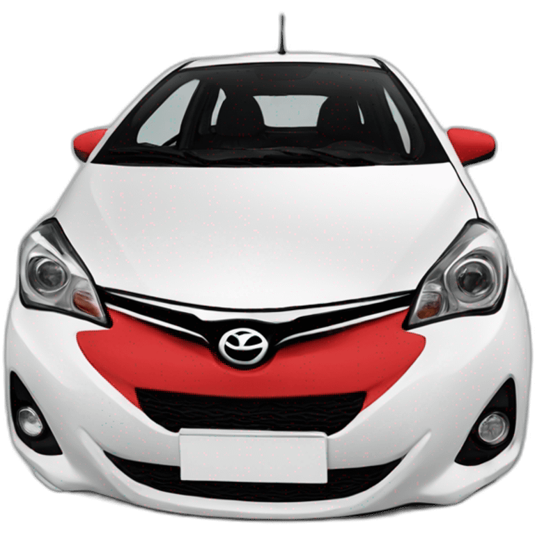 Yaris 5 red emoji