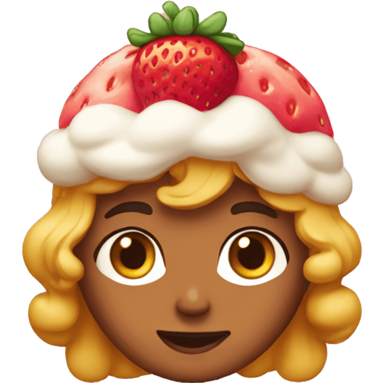 Strawberry shortcake  emoji