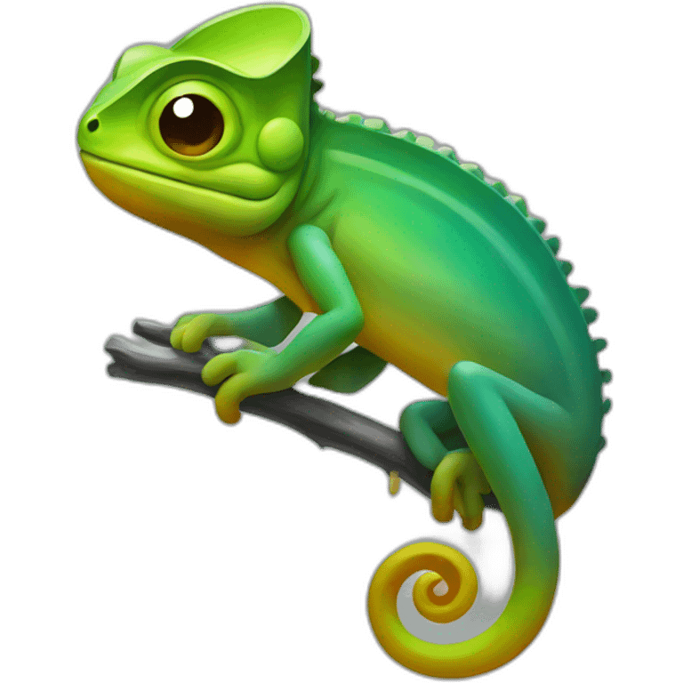 chrome logo chameleon emoji