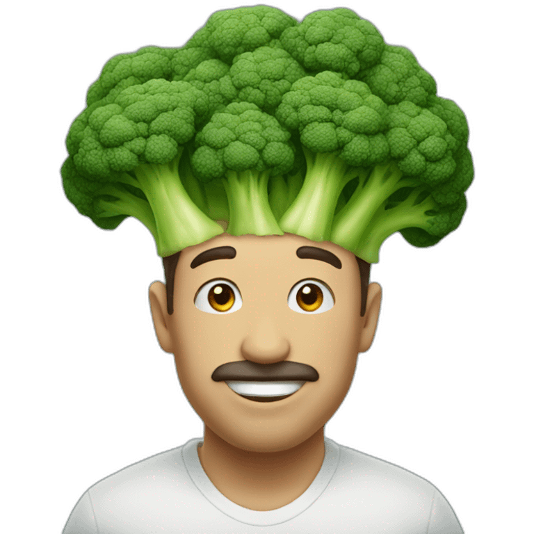 Broccoli man emoji