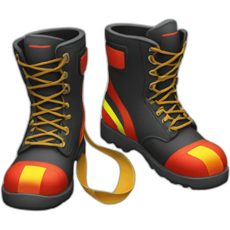 Firefighter boots emoji