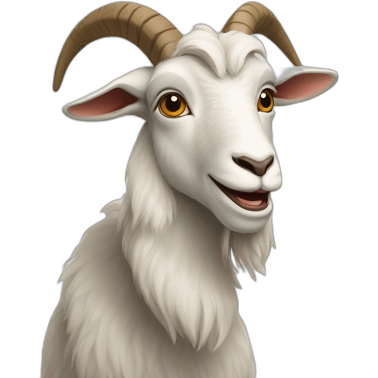 mischievous goat emoji