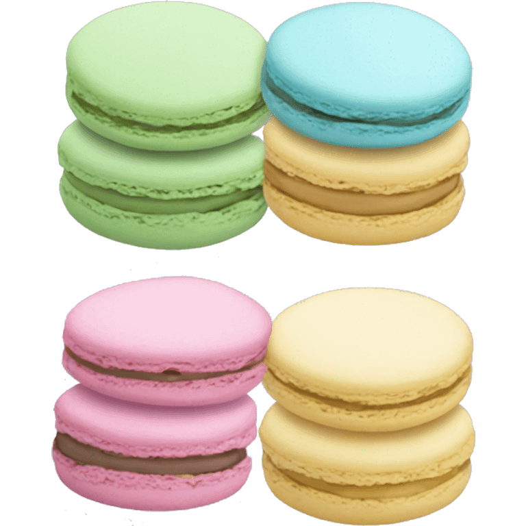 Pastel macaroons  emoji