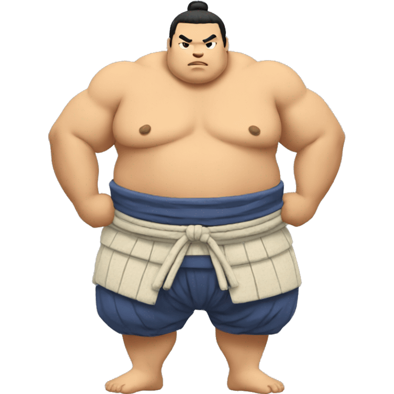 sumo fighter full body emoji