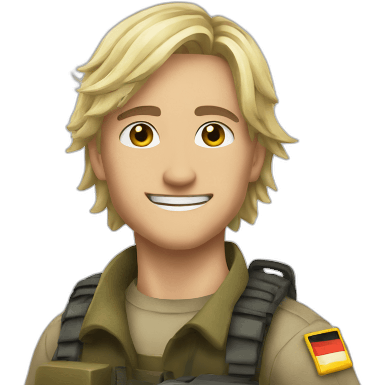 xqc a german solider emoji