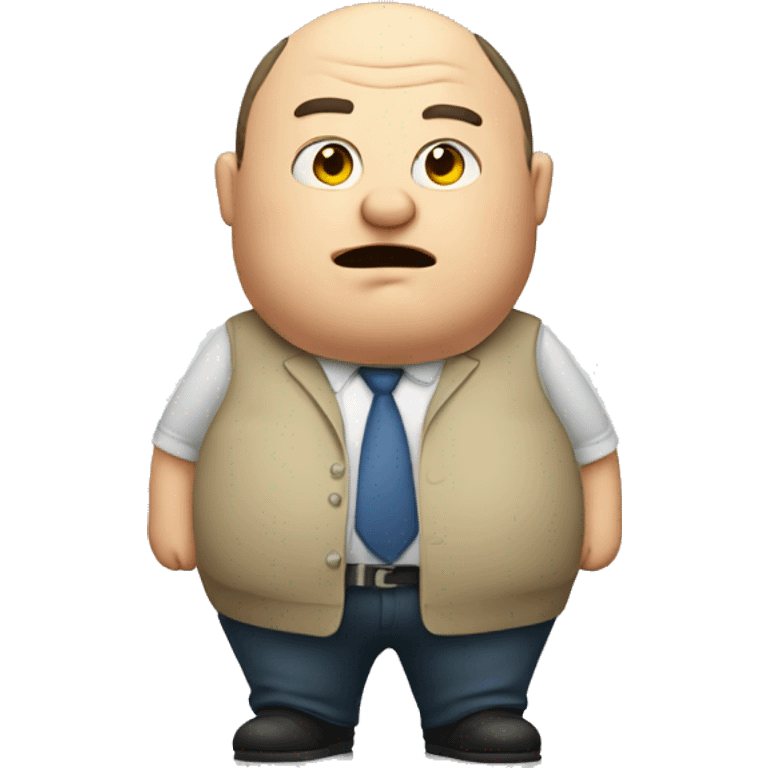 Fat man emoji