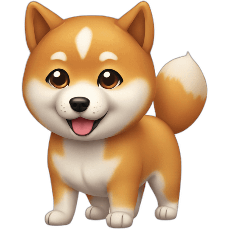 cute shiba dog emoji