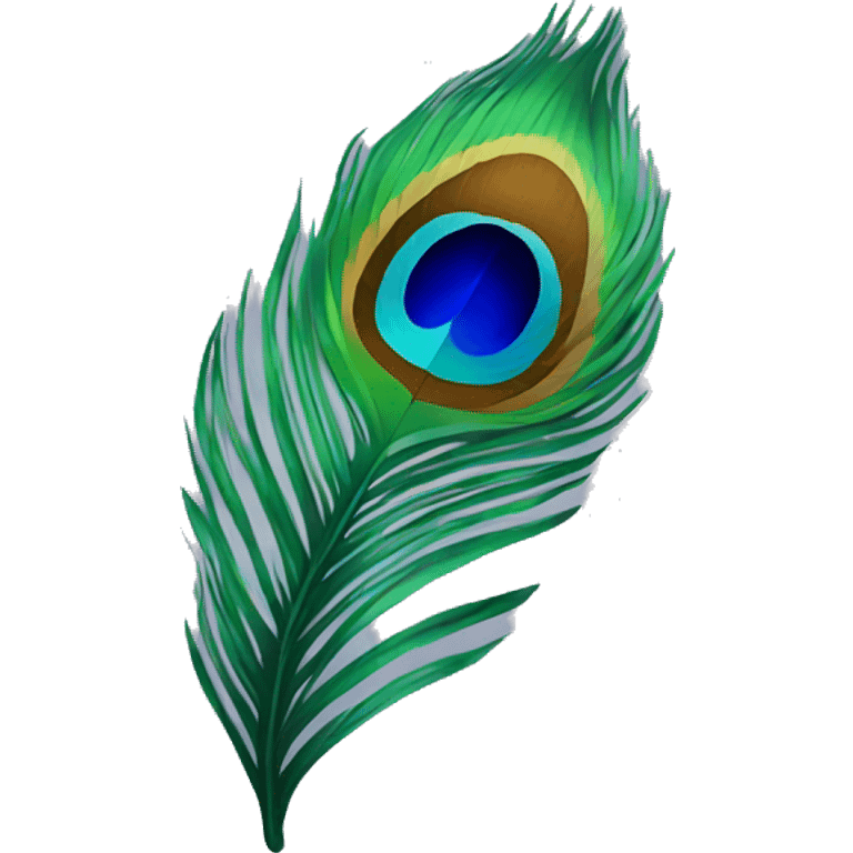 Peacock feather  emoji