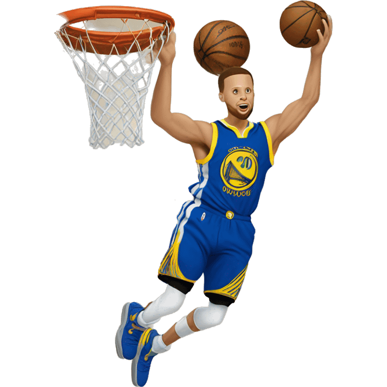 Stephen curry's dunk emoji