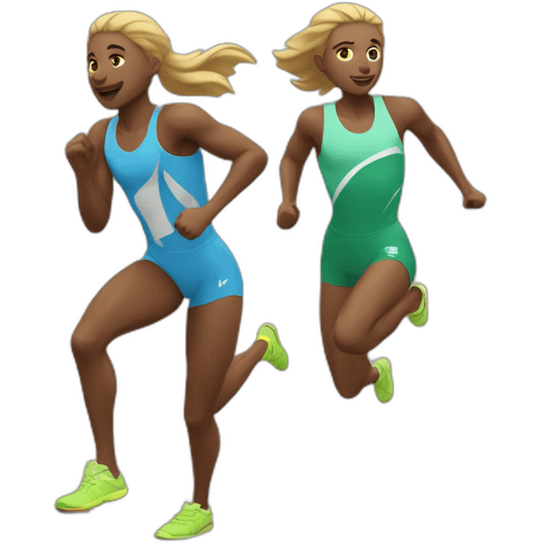 Track and field emoji