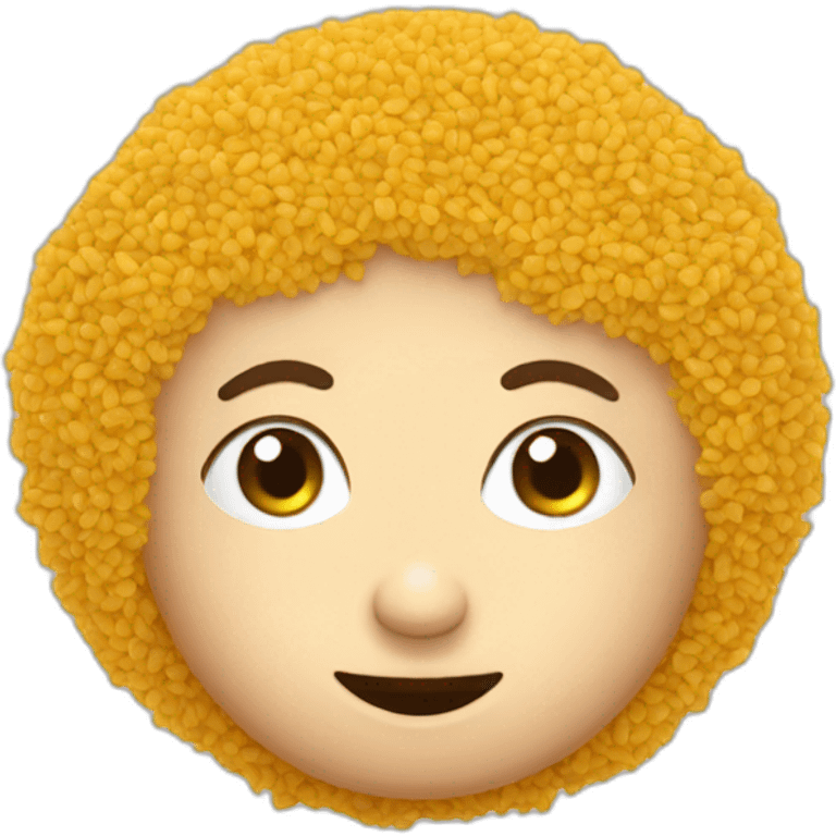 Bulgur in plate emoji