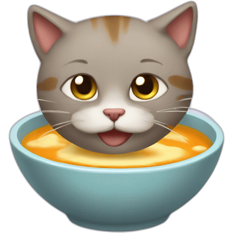 cat-with-soup emoji