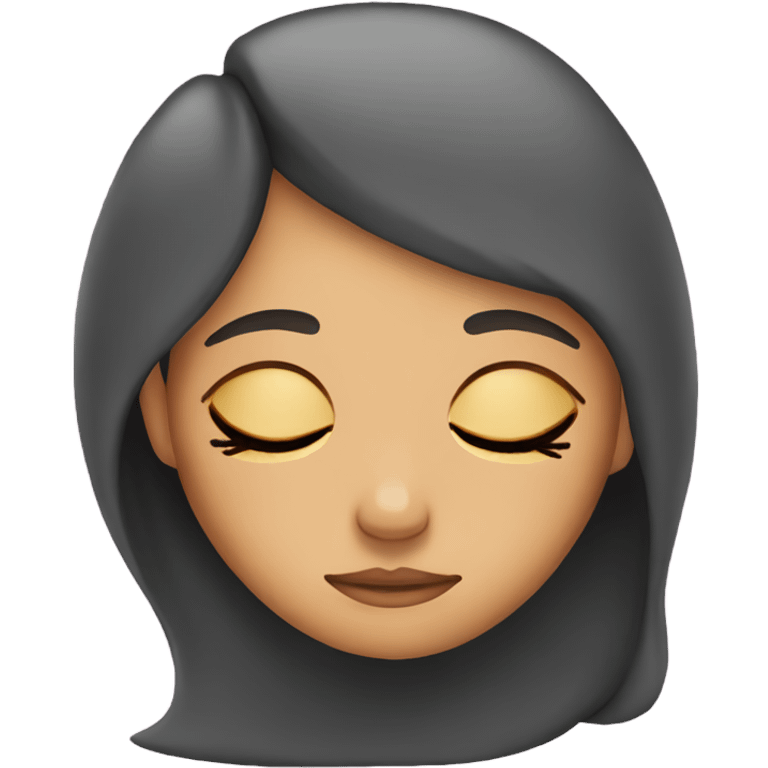 sleeping girl emoji