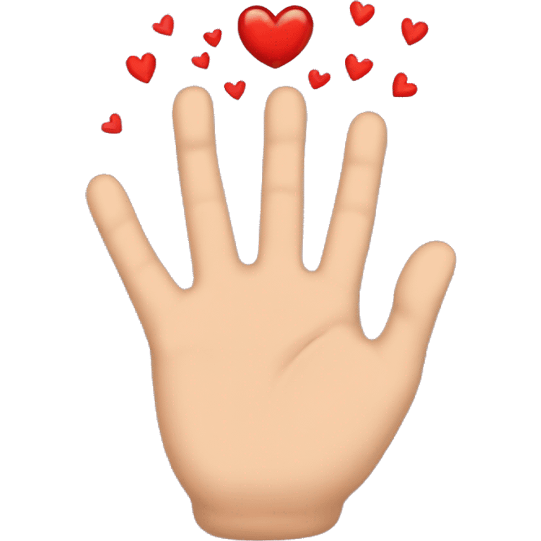 Corazón de manos emoji