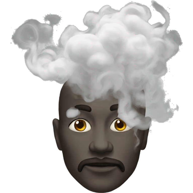 Smoke god emoji