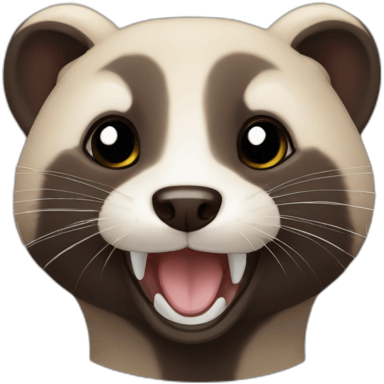 happy-sable-ferret emoji