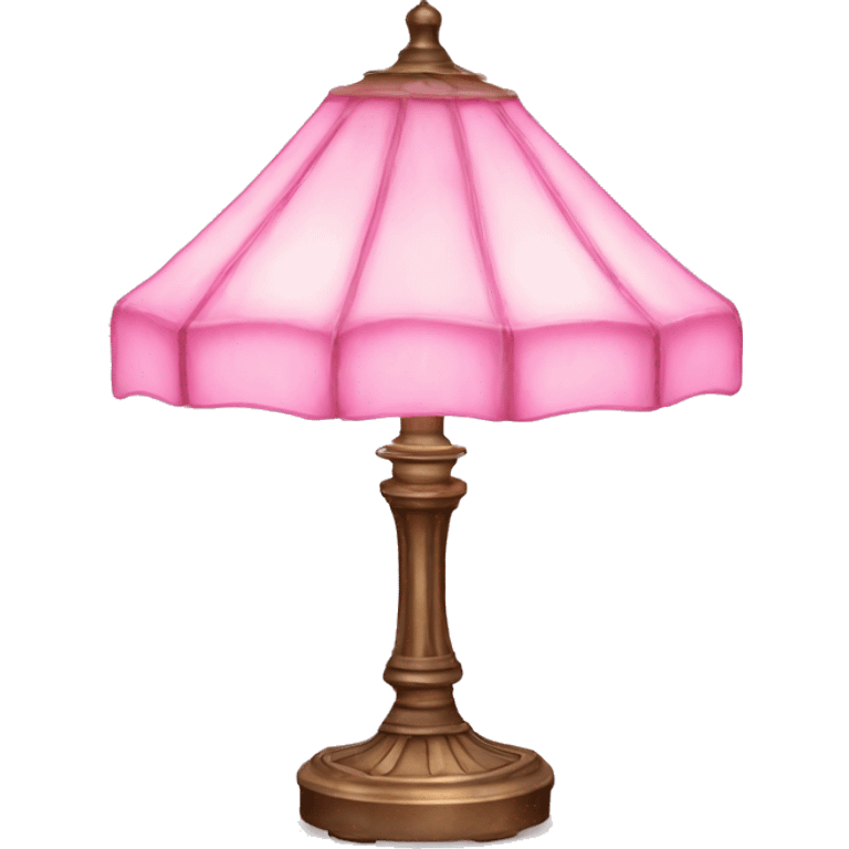 Pink Tiffany lamp emoji