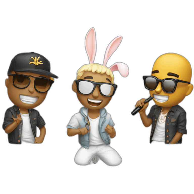 bad bunny mic titi me pregunto emoji