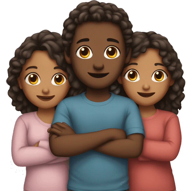 Three siblings emoji