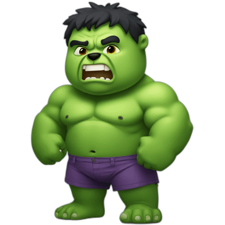 chubby hulk bear emoji