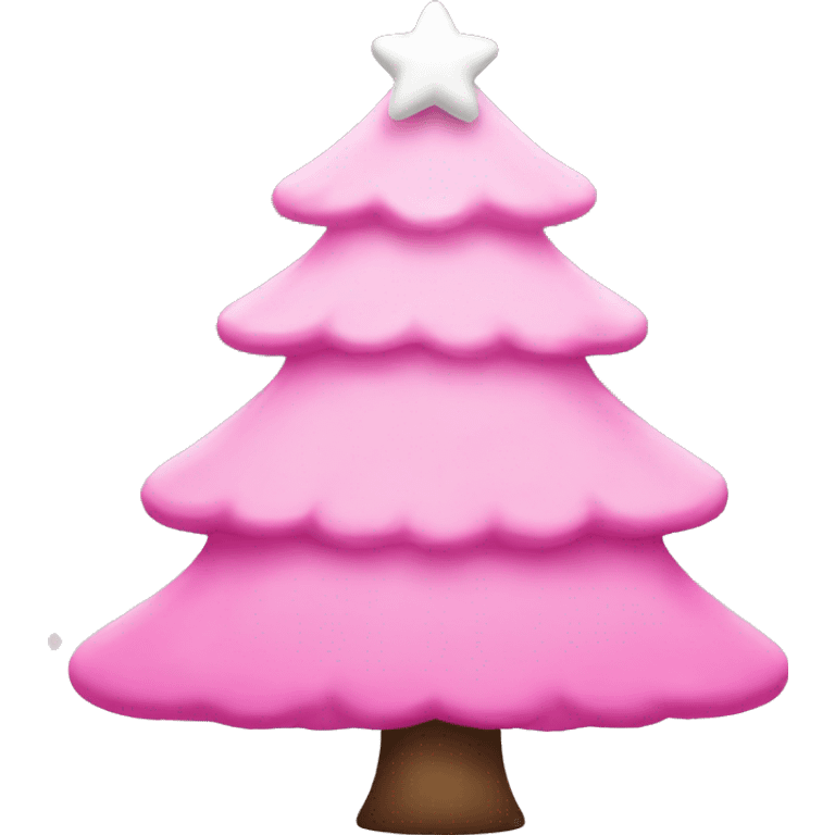 pink Christmas tre emoji