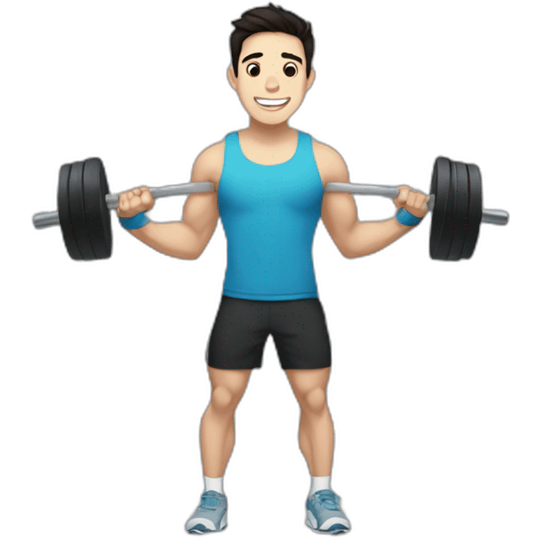 david archuleta lifting weights emoji