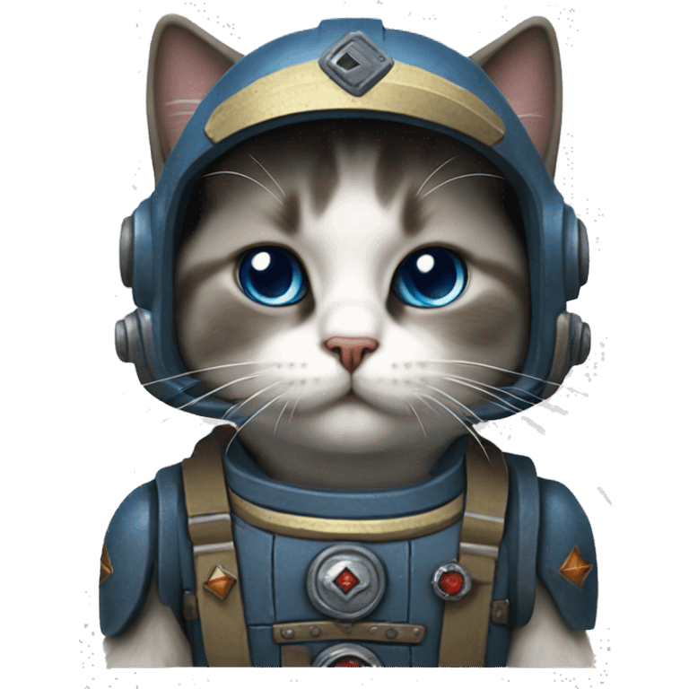 ragdoll cat spacemarine emoji