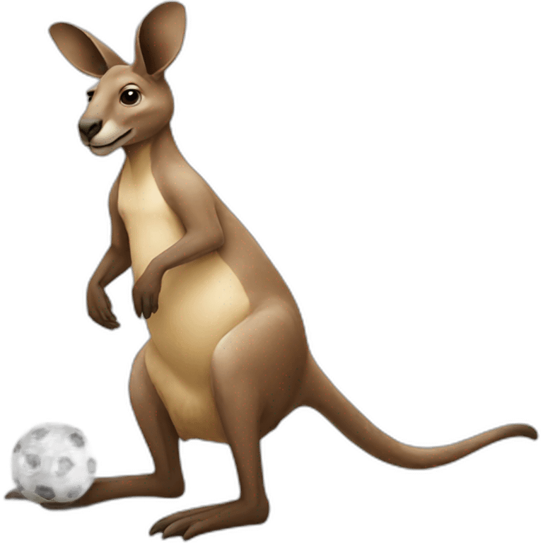 kangaroo-playing-soccer emoji