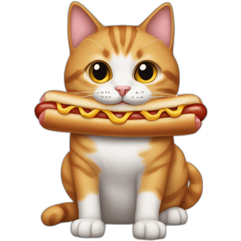 cat-with-hotdog emoji