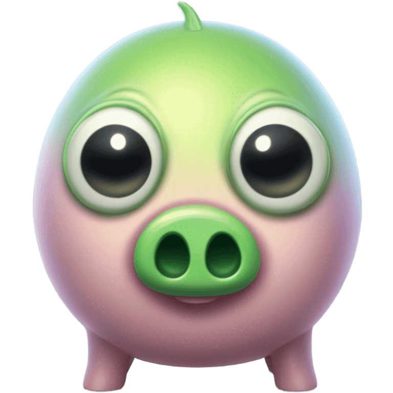 alien piggy bank emoji