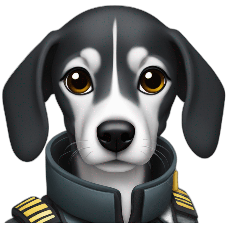 all-black whippet pilot emoji