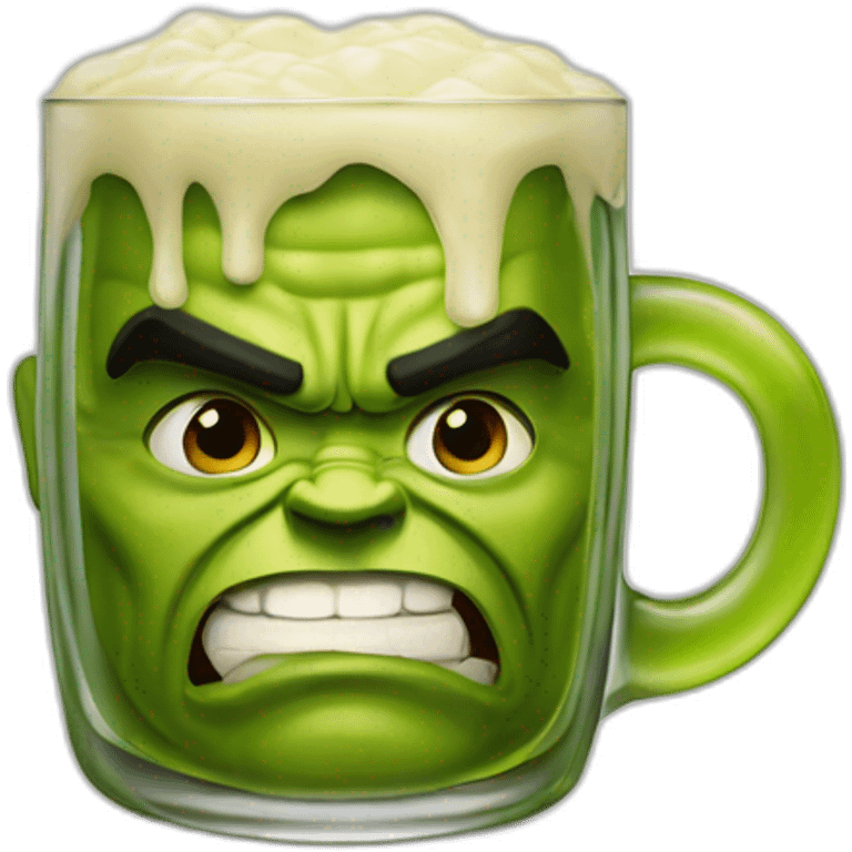 Hulk hält Whisky sour emoji