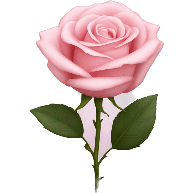 Light pink rose emoji