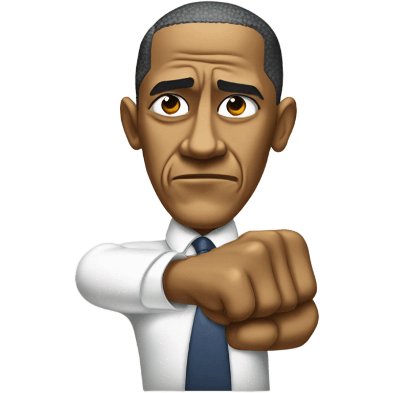 Barack Obama thumbs down emoji