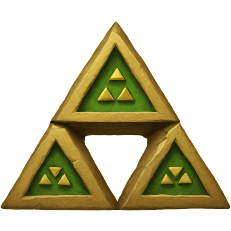 Zelda triforce emoji