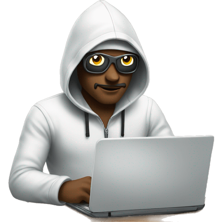 hacker doing seo work emoji