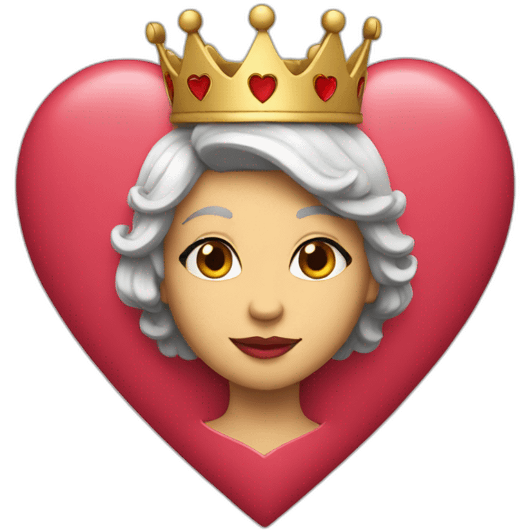 Queen Heart emoji